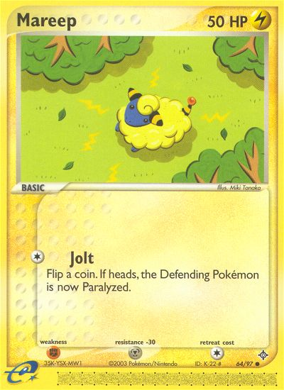 Mareep (64/97) [EX: Dragon] | Tables and Towers