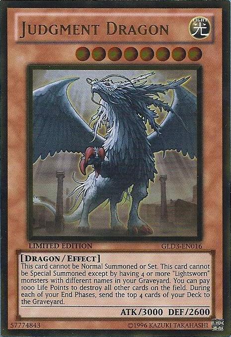 Judgment Dragon [GLD3-EN016] Gold Rare | Tables and Towers