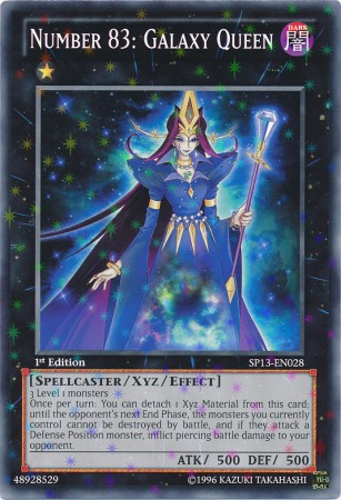 Number 83: Galaxy Queen [SP13-EN028] Starfoil Rare | Tables and Towers