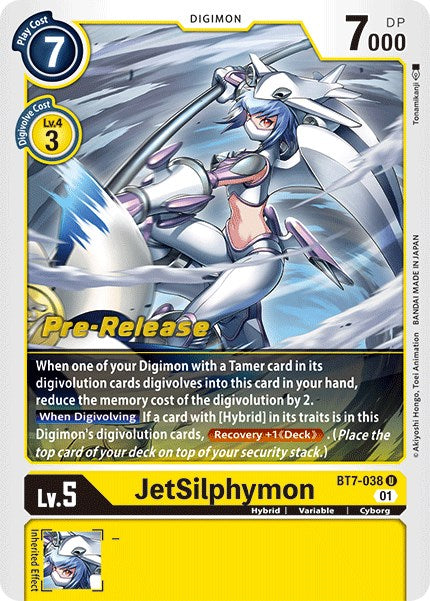 JetSilphymon [BT7-038] [Next Adventure Pre-Release Cards] | Tables and Towers