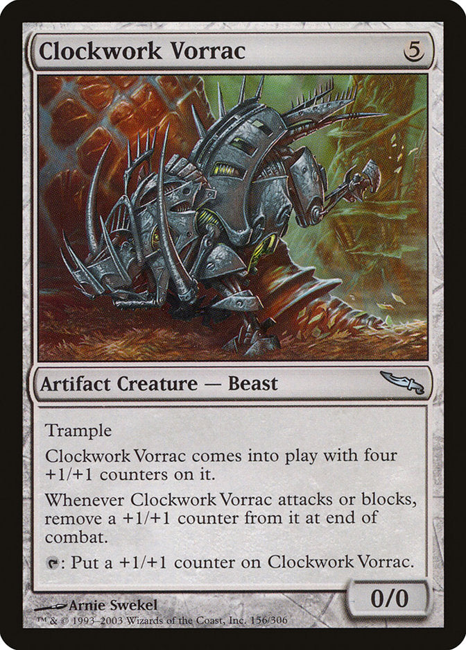 Clockwork Vorrac [Mirrodin] | Tables and Towers