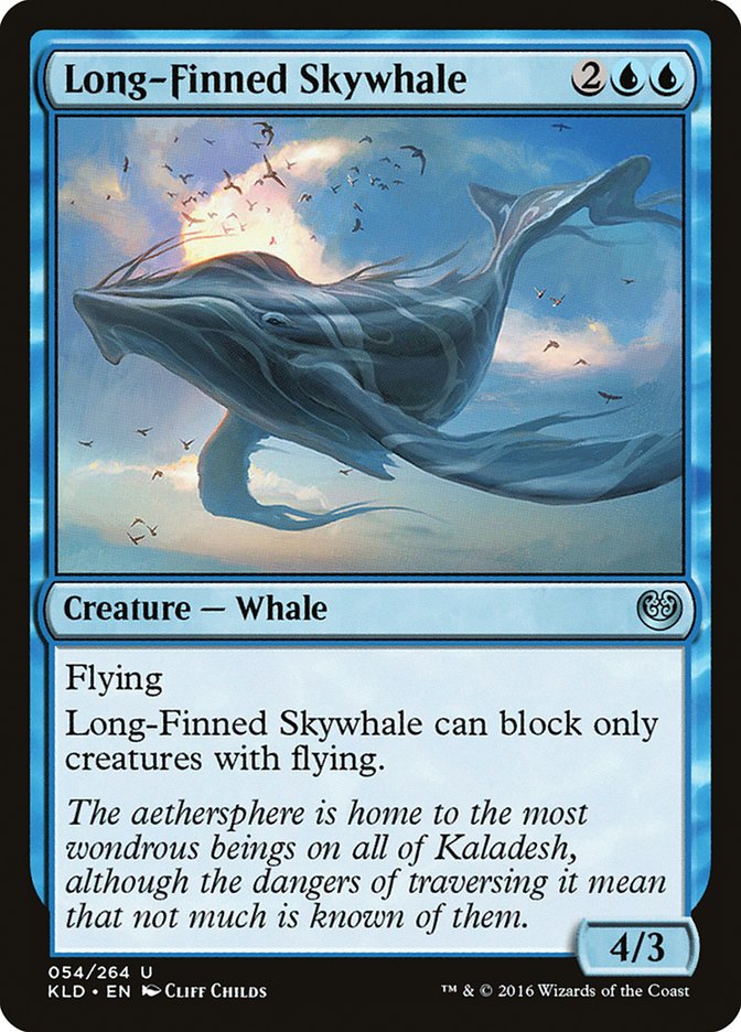 Long-Finned Skywhale [Kaladesh] | Tables and Towers