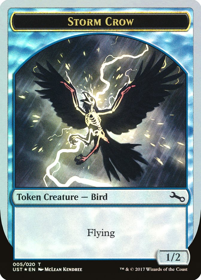 Storm Crow Token [Unstable Tokens] | Tables and Towers