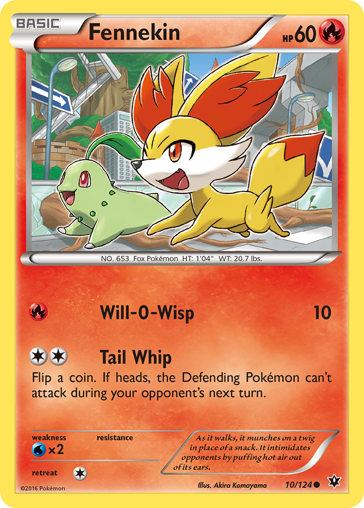 Fennekin (10/124) [XY: Fates Collide] | Tables and Towers