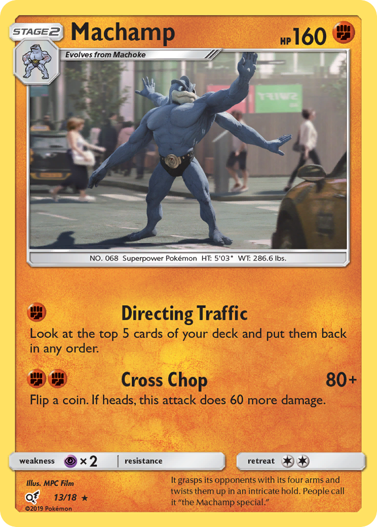 Machamp (13/18) [Sun & Moon: Detective Pikachu] | Tables and Towers