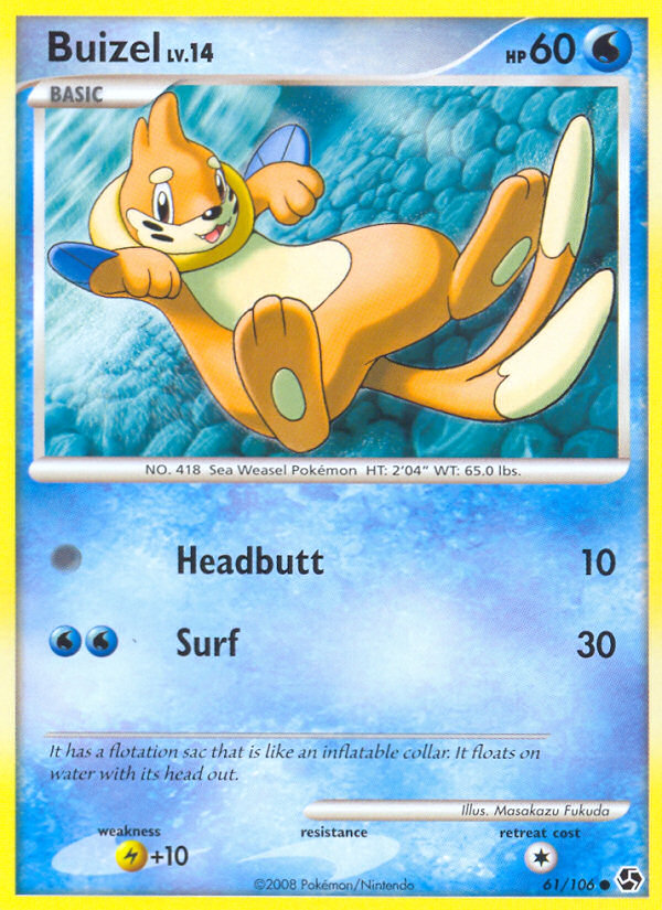 Buizel (61/106) [Diamond & Pearl: Great Encounters] | Tables and Towers