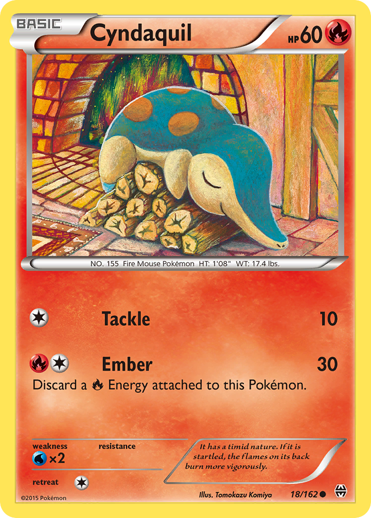 Cyndaquil (18/162) [XY: BREAKthrough] | Tables and Towers