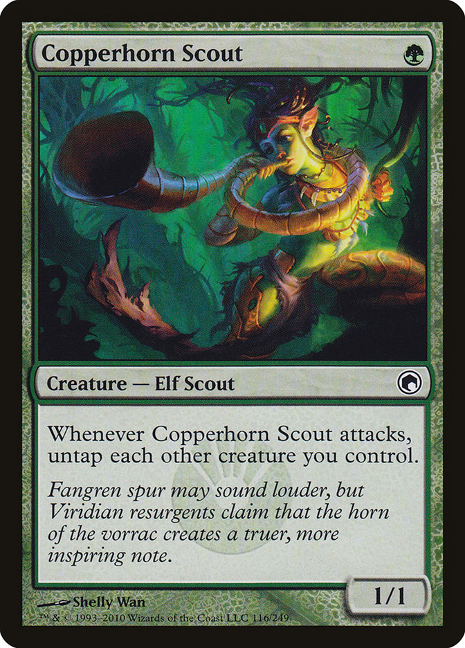 Copperhorn Scout [Scars of Mirrodin] | Tables and Towers