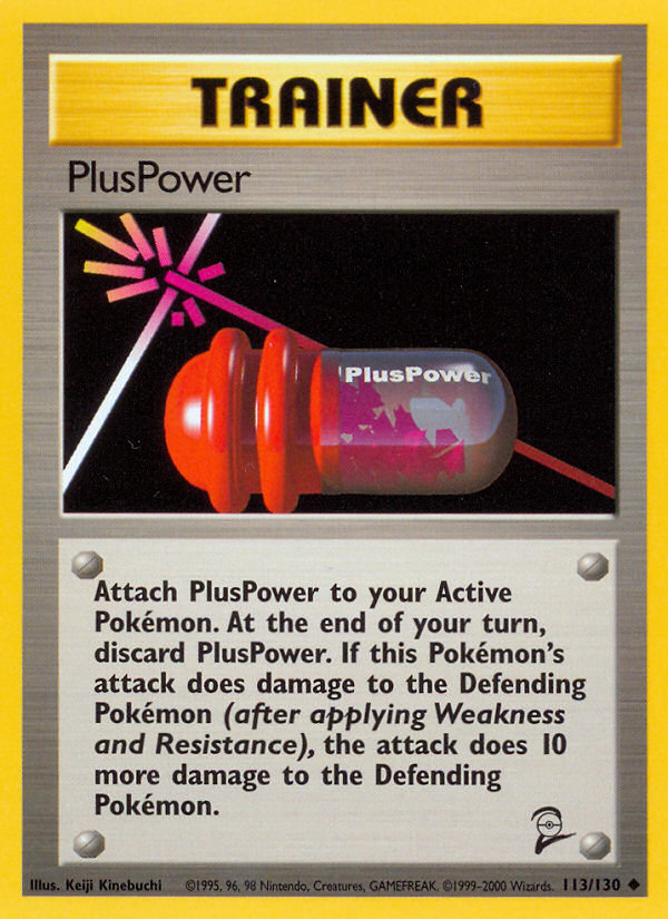 PlusPower (113/130) [Base Set 2] | Tables and Towers