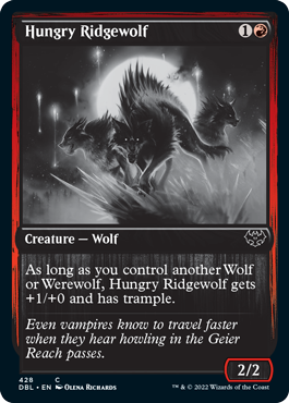 Hungry Ridgewolf [Innistrad: Double Feature] | Tables and Towers