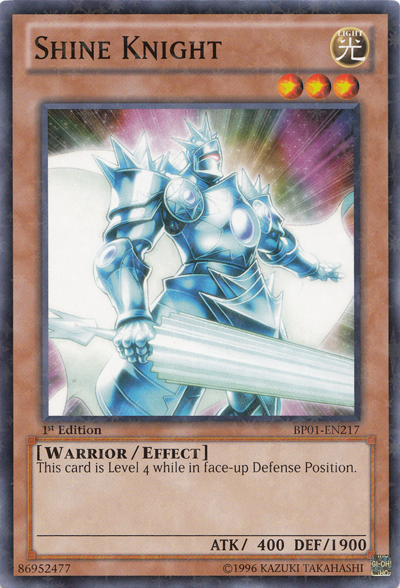 Shine Knight [BP01-EN217] Starfoil Rare | Tables and Towers