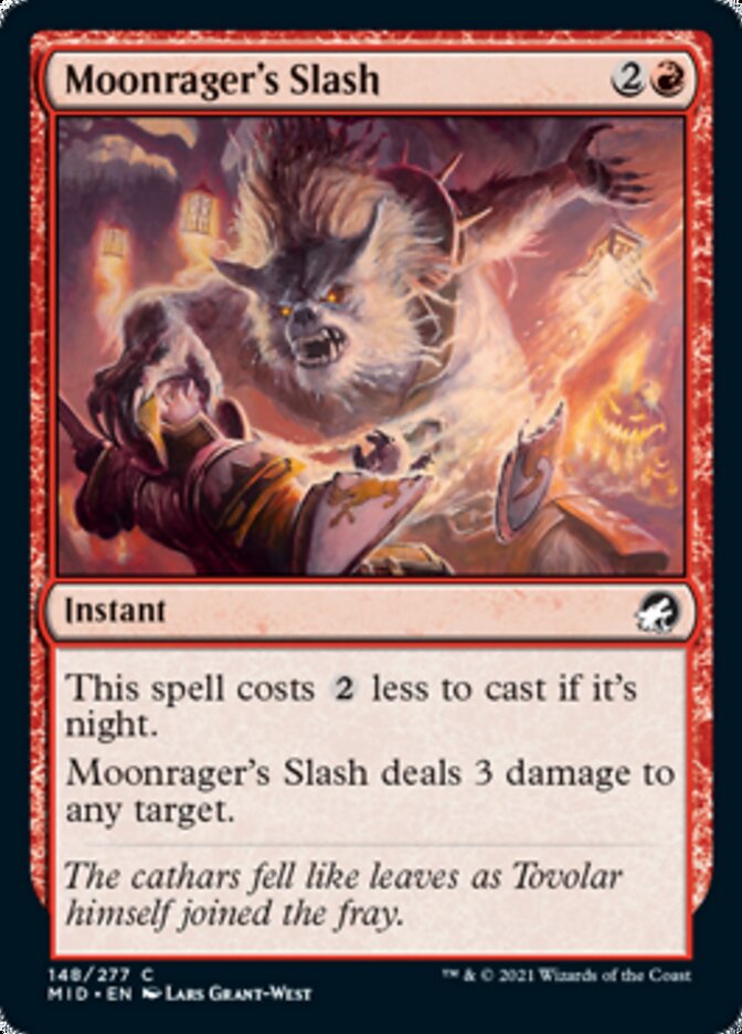 Moonrager's Slash [Innistrad: Midnight Hunt] | Tables and Towers