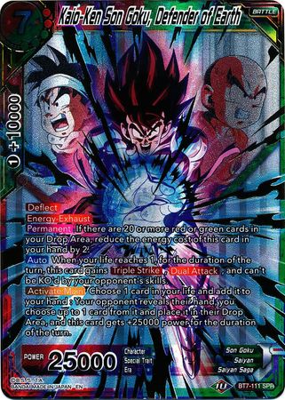 Kaio-Ken Son Goku, Defender of Earth (SPR) (BT7-111) [Assault of the Saiyans] | Tables and Towers