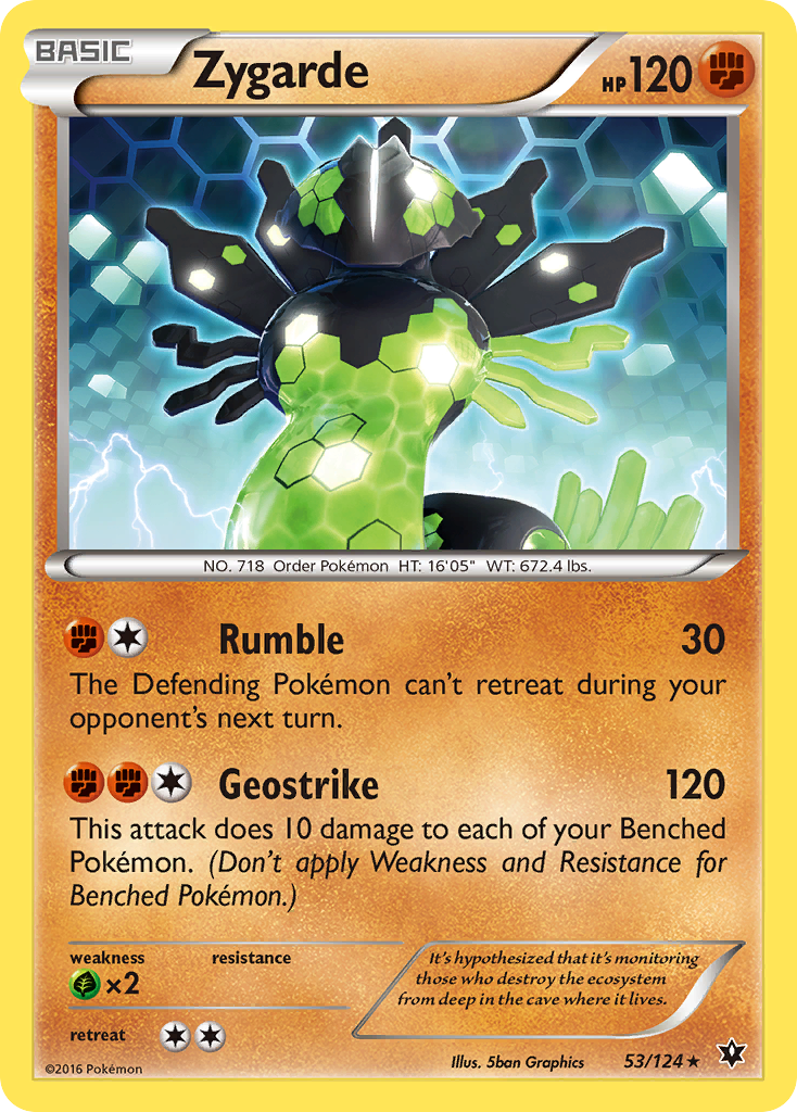 Zygarde (53/124) [XY: Fates Collide] | Tables and Towers