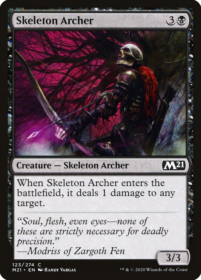 Skeleton Archer [Core Set 2021] | Tables and Towers