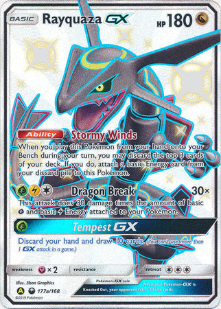 Rayquaza GX (177a/168) (Jumbo Card) [Sun & Moon: Celestial Storm] | Tables and Towers