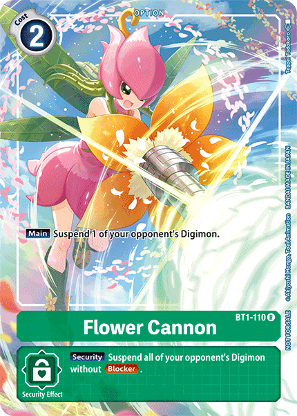 Flower Cannon [BT1-110] (Tamer's Evolution Box) [Release Special Booster Ver.1.0 Promos] | Tables and Towers