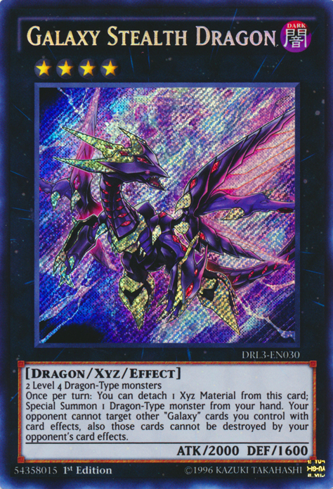 Galaxy Stealth Dragon [DRL3-EN030] Secret Rare | Tables and Towers