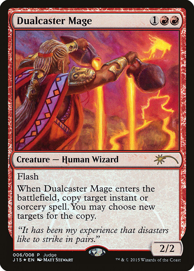 Dualcaster Mage [Judge Gift Cards 2015] | Tables and Towers