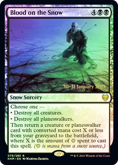 Blood on the Snow [Kaldheim Prerelease Promos] | Tables and Towers