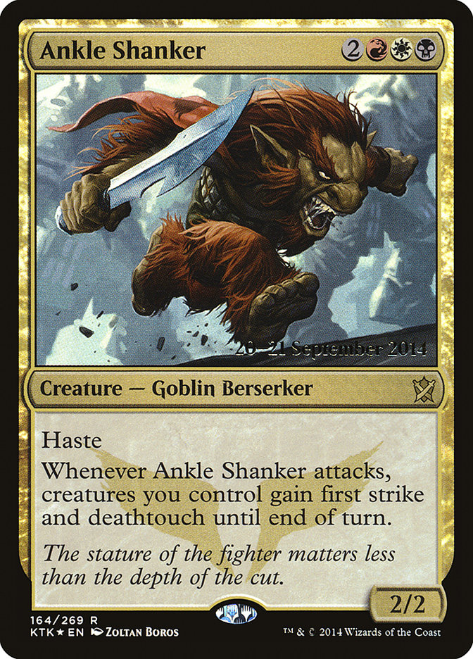 Ankle Shanker [Khans of Tarkir Prerelease Promos] | Tables and Towers