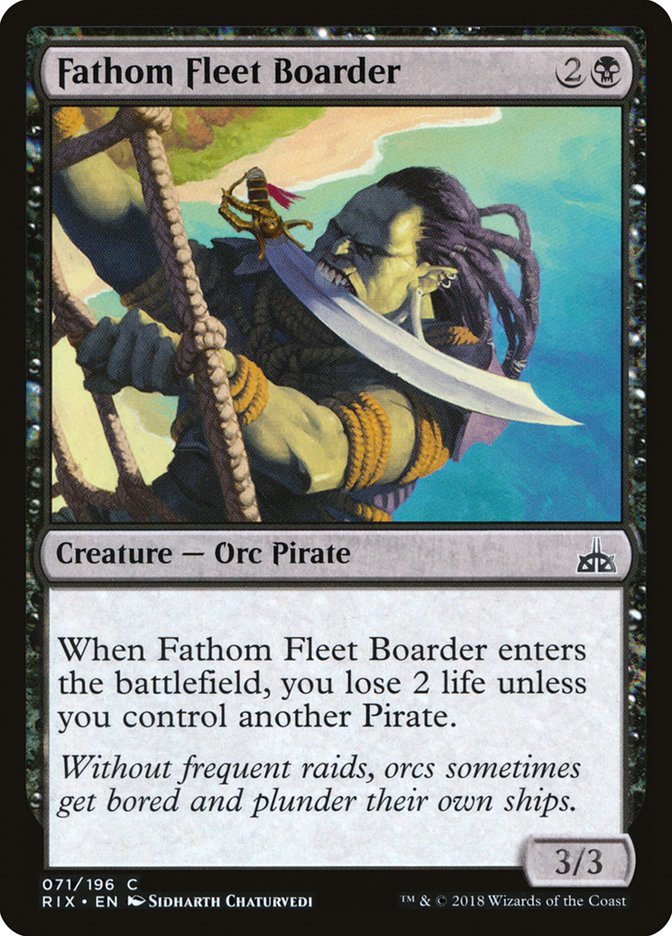 Fathom Fleet Boarder [Rivals of Ixalan] | Tables and Towers