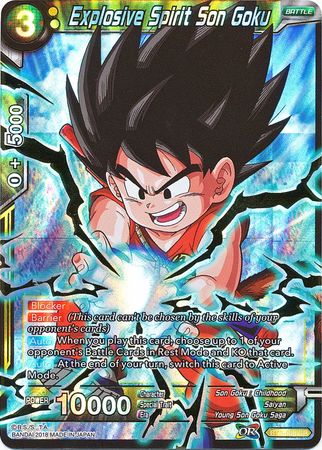 Explosive Spirit Son Goku (BT3-088) [Cross Worlds] | Tables and Towers