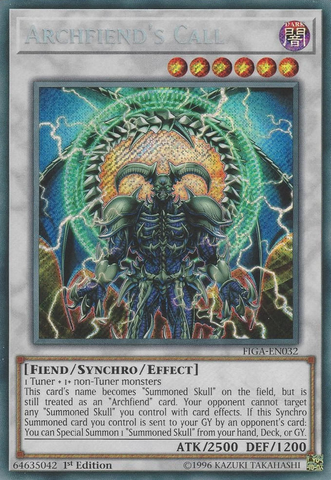 Archfiend's Call [FIGA-EN032] Secret Rare | Tables and Towers