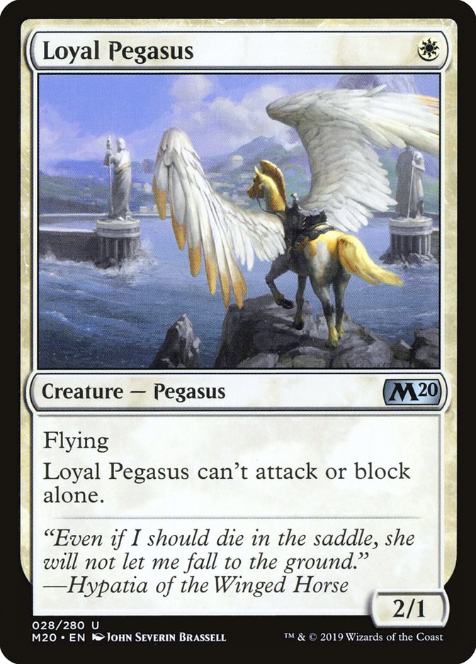 Loyal Pegasus [Core Set 2020] | Tables and Towers