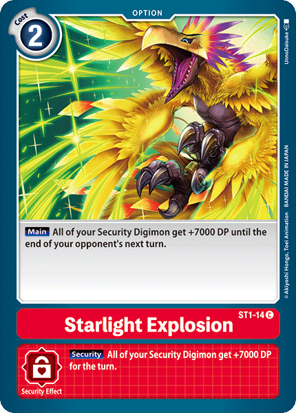 Starlight Explosion [ST1-14] [Starter Deck: Gaia Red] | Tables and Towers