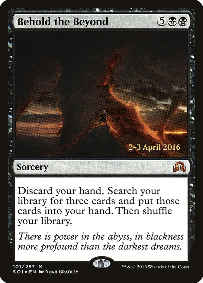 Behold the Beyond [Shadows over Innistrad Prerelease Promos] | Tables and Towers