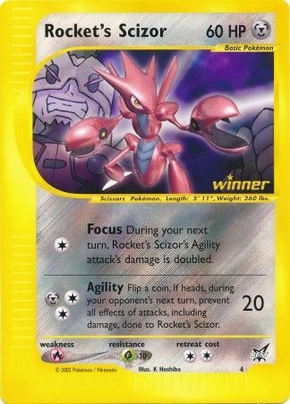 Rocket's Scizor (4) (Jumbo Card) [Best of Promos] | Tables and Towers