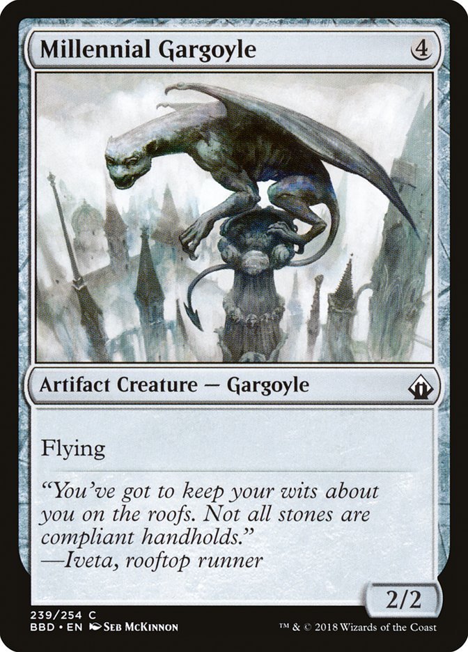 Millennial Gargoyle [Battlebond] | Tables and Towers