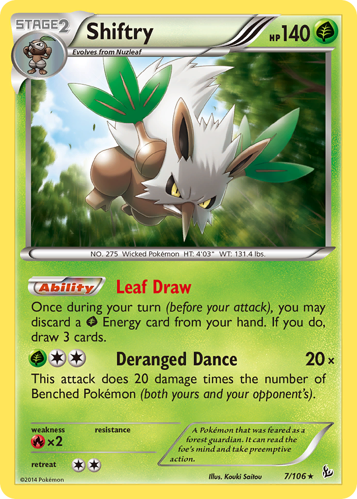 Shiftry (7/106) [XY: Flashfire] | Tables and Towers