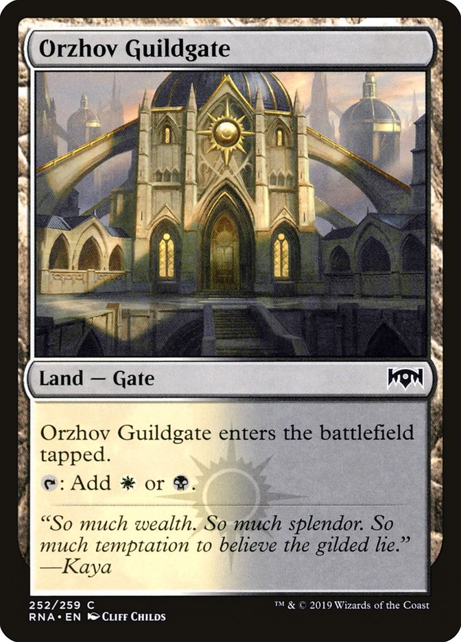 Orzhov Guildgate (252/259) [Ravnica Allegiance] | Tables and Towers