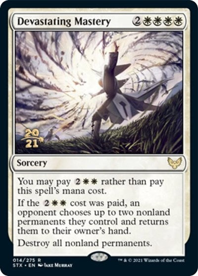 Devastating Mastery [Strixhaven: School of Mages Prerelease Promos] | Tables and Towers