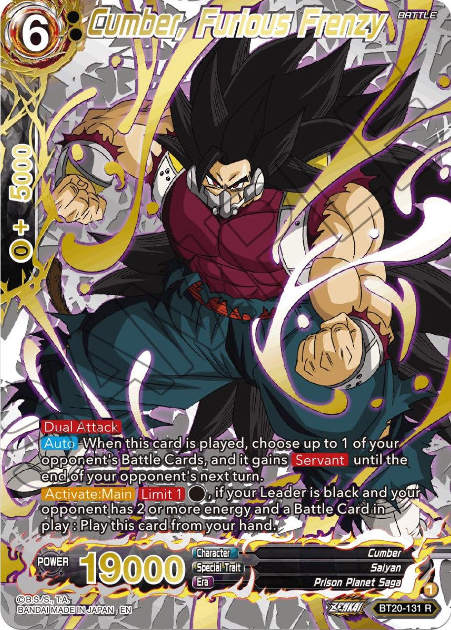 Cumber, Furious Frenzy (Gold-Stamped) (BT20-131) [Power Absorbed] | Tables and Towers