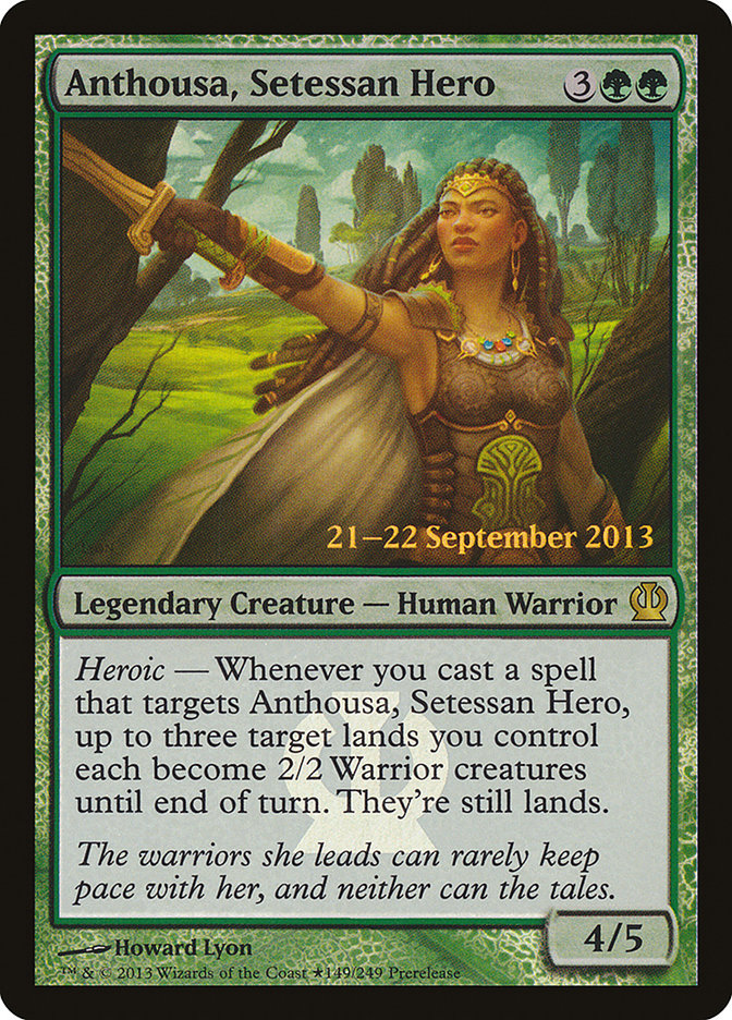 Anthousa, Setessan Hero [Theros Prerelease Promos] | Tables and Towers