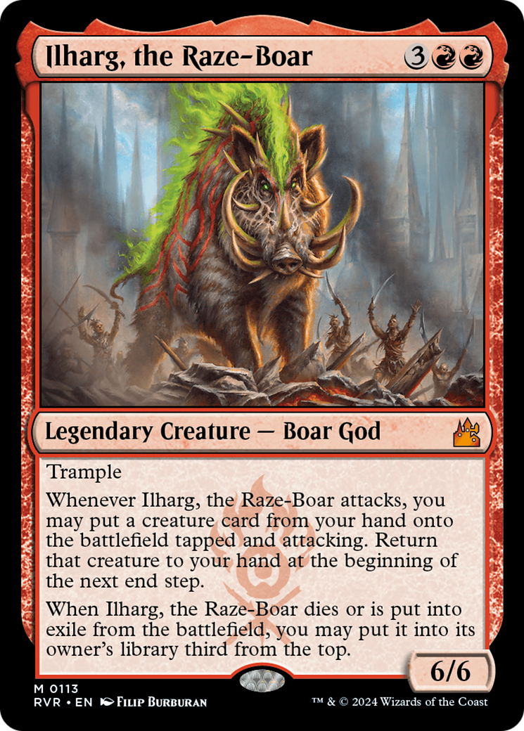 Ilharg, the Raze-Boar [Ravnica Remastered] | Tables and Towers