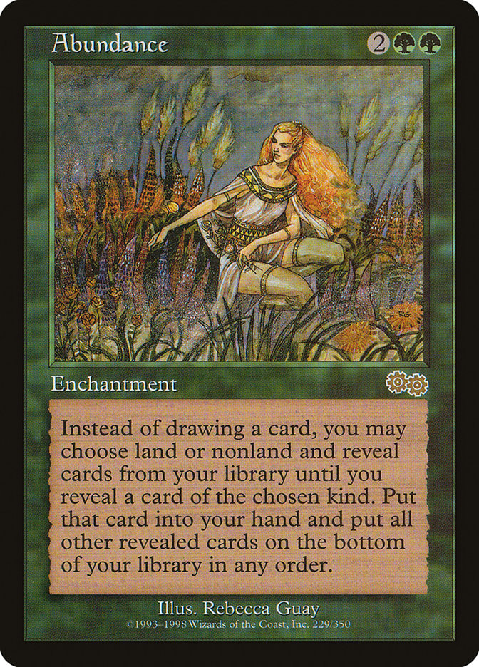 Abundance [Urza's Saga] | Tables and Towers