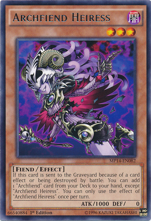 Archfiend Heiress [MP14-EN082] Rare | Tables and Towers