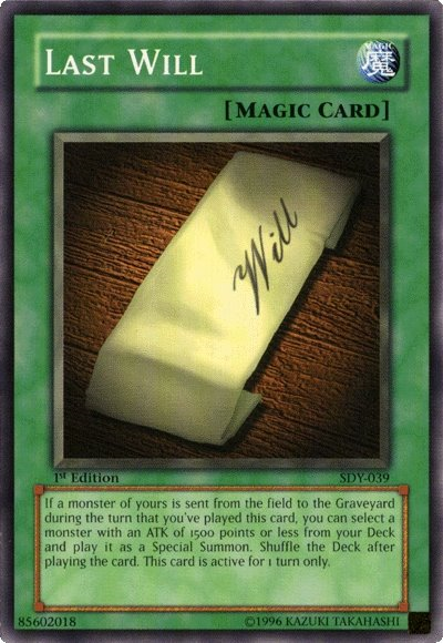 Last Will [SDY-039] Common | Tables and Towers