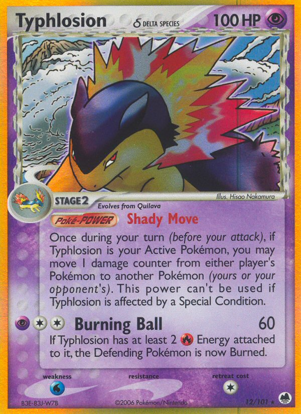 Typhlosion (12/101) (Delta Species) [EX: Dragon Frontiers] | Tables and Towers