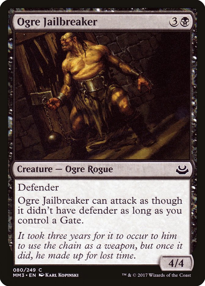 Ogre Jailbreaker [Modern Masters 2017] | Tables and Towers