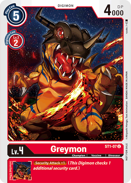 Greymon [ST1-07] (Alternate Art) [Starter Deck: Gaia Red] | Tables and Towers