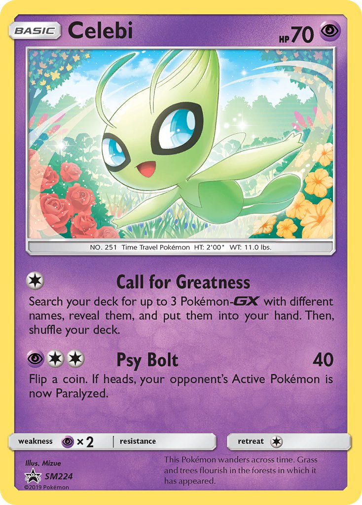 Celebi (SM224) [Sun & Moon: Black Star Promos] | Tables and Towers