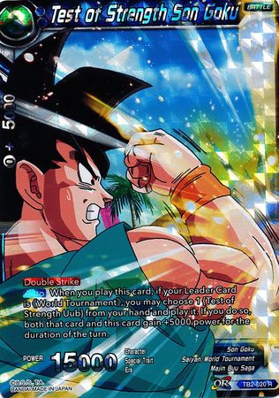 Test of Strength Son Goku (TB2-020) [World Martial Arts Tournament] | Tables and Towers