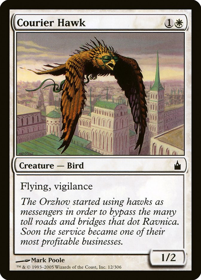 Courier Hawk [Ravnica: City of Guilds] | Tables and Towers