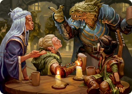 You Meet in a Tavern Art Card [Dungeons & Dragons: Adventures in the Forgotten Realms Art Series] | Tables and Towers