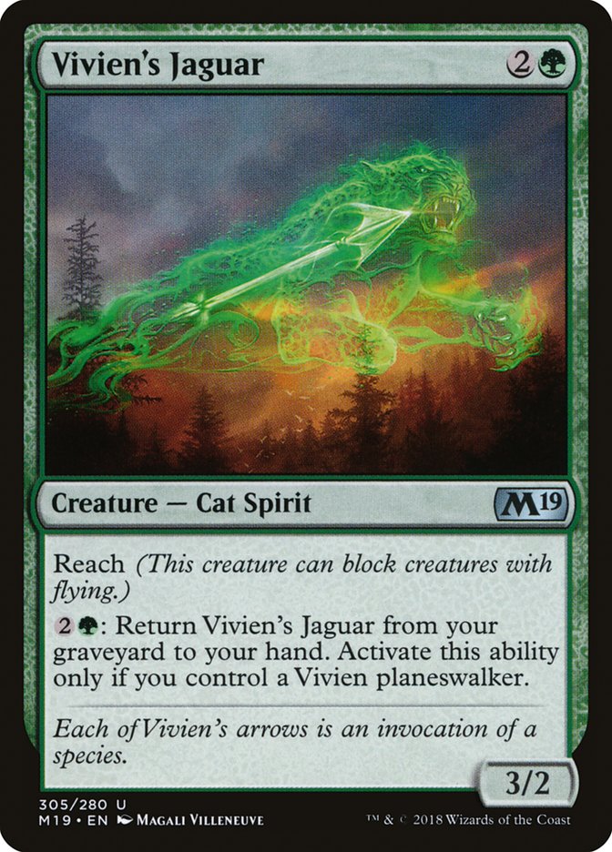 Vivien's Jaguar [Core Set 2019] | Tables and Towers